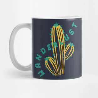 Yellow Cactus Wanderlust Mug